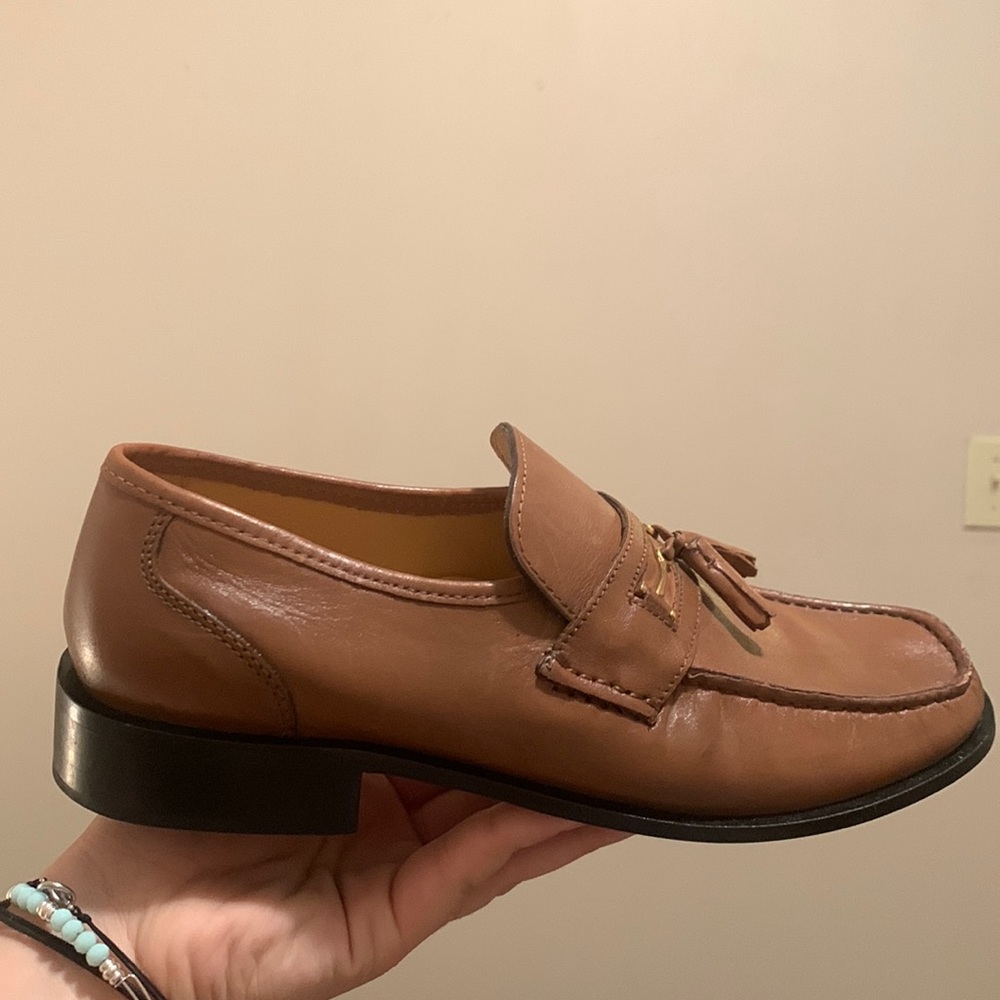 Stafford Vero Cuoio Handcrafted Mens Brown Leather Slip-on Loafers